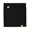 Kushi-riki's Kids Fleece Neck Gaiter Black with Kushi-riki's Embroidered Logo