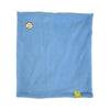 Kushi-riki's Kids Fleece Neck Gaiter Bonnie Blue with Kushi-riki's Embroidered Logo