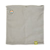 Kushi-riki's Kids Fleece Neck Gaiter Grey with Kushi-riki's Embroidered Logo