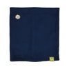 Kushi-riki's Kids Fleece Neck Gaiter Navy with Kushi-riki's Embroidered Logo