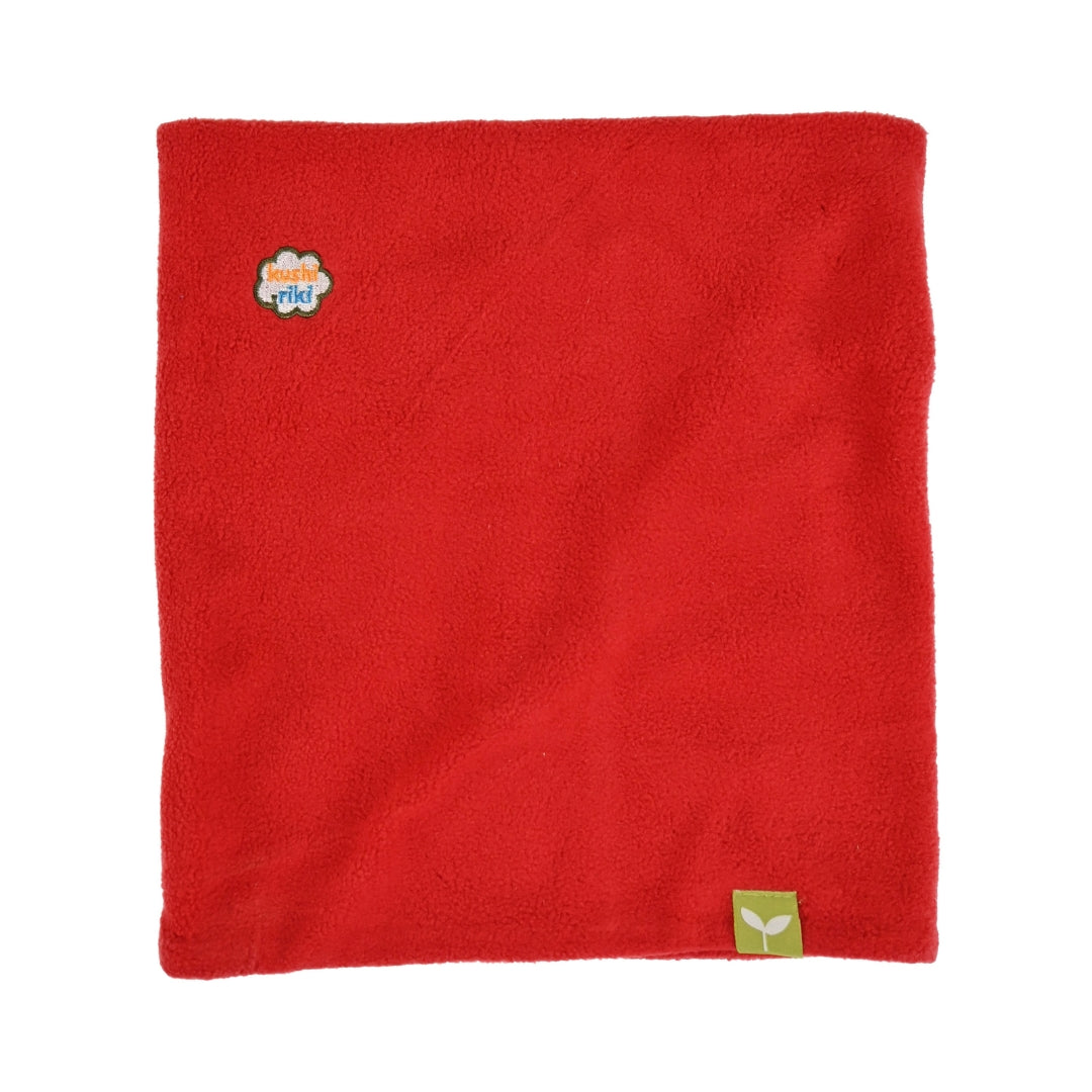 Embroidered 4-Piece Girls Striped Pink Hooded Towel