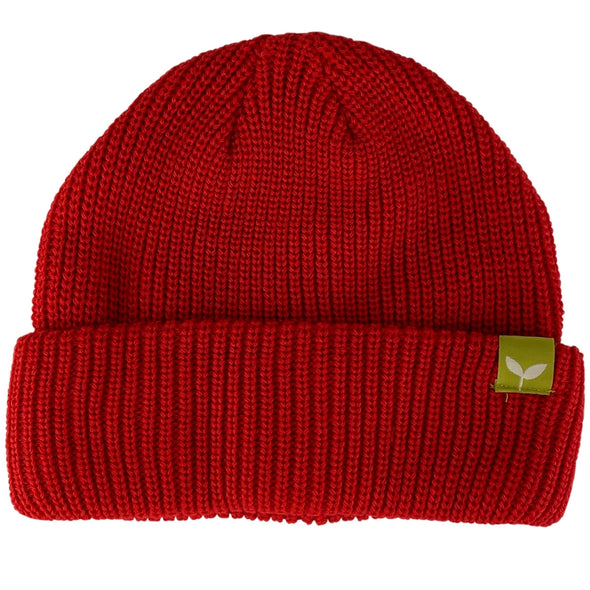 Kushi-riki -Basic Red Beanies for Kids