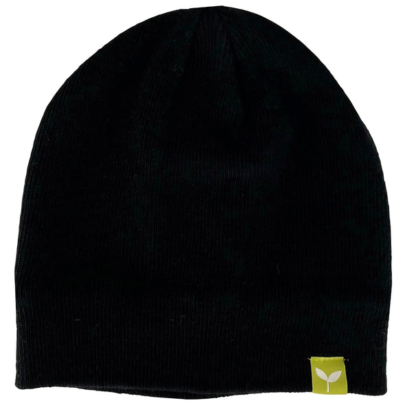 Kushi-riki Kids Fleece Lined Standard Beanie in Black